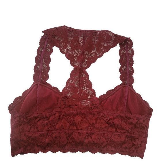 By Together‎ lace bralette size medium red - Picture 2 of 4